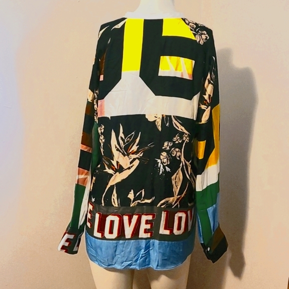 Dorothee Schumacher - Artistic Patch silk blend blouse - Size 2 - Picture 11 of 16